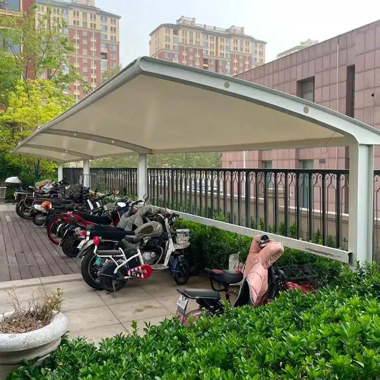 大城县膜结构电动车棚